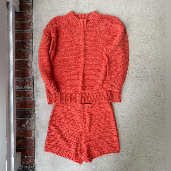 Free People Sweaters - || Free People || Sweater and Short Set